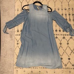 Pea in the Pod Chambray Maternity dress